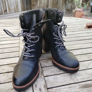 NWOB Naturalizer black boot varuna size 8m